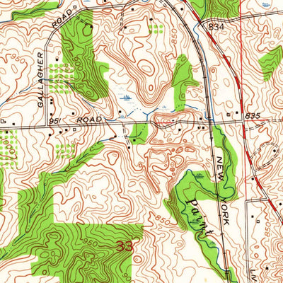 United States Geological Survey Rochester, MI (1952, 24000-Scale) digital map