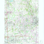 United States Geological Survey Rochester, MI (1968, 24000-Scale) digital map