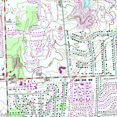 United States Geological Survey Rochester, MI (1968, 24000-Scale) digital map