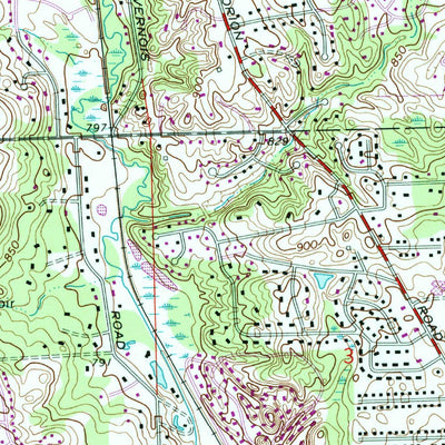 United States Geological Survey Rochester, MI (1968, 24000-Scale) digital map