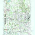 United States Geological Survey Rochester, MI (1997, 24000-Scale) digital map