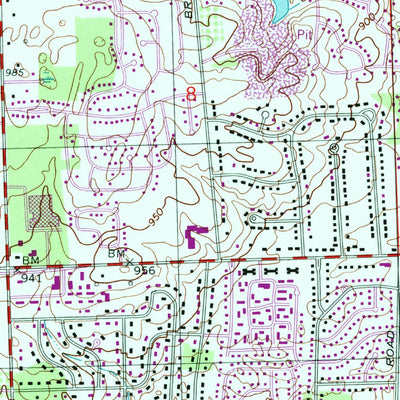 United States Geological Survey Rochester, MI (1997, 24000-Scale) digital map