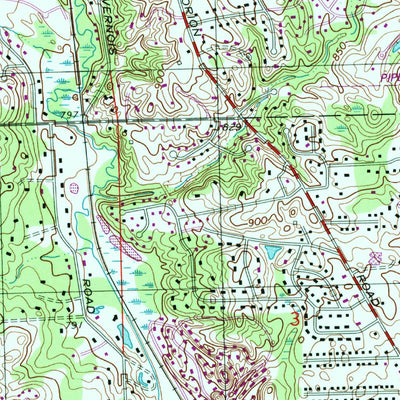 United States Geological Survey Rochester, MI (1997, 24000-Scale) digital map