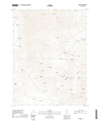 United States Geological Survey Rochester, NV (2021, 24000-Scale) digital map