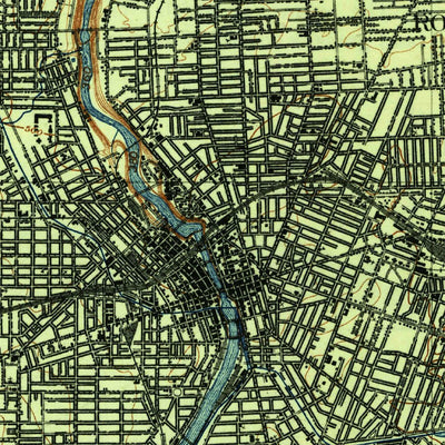 United States Geological Survey Rochester, NY (1912, 62500-Scale) digital map