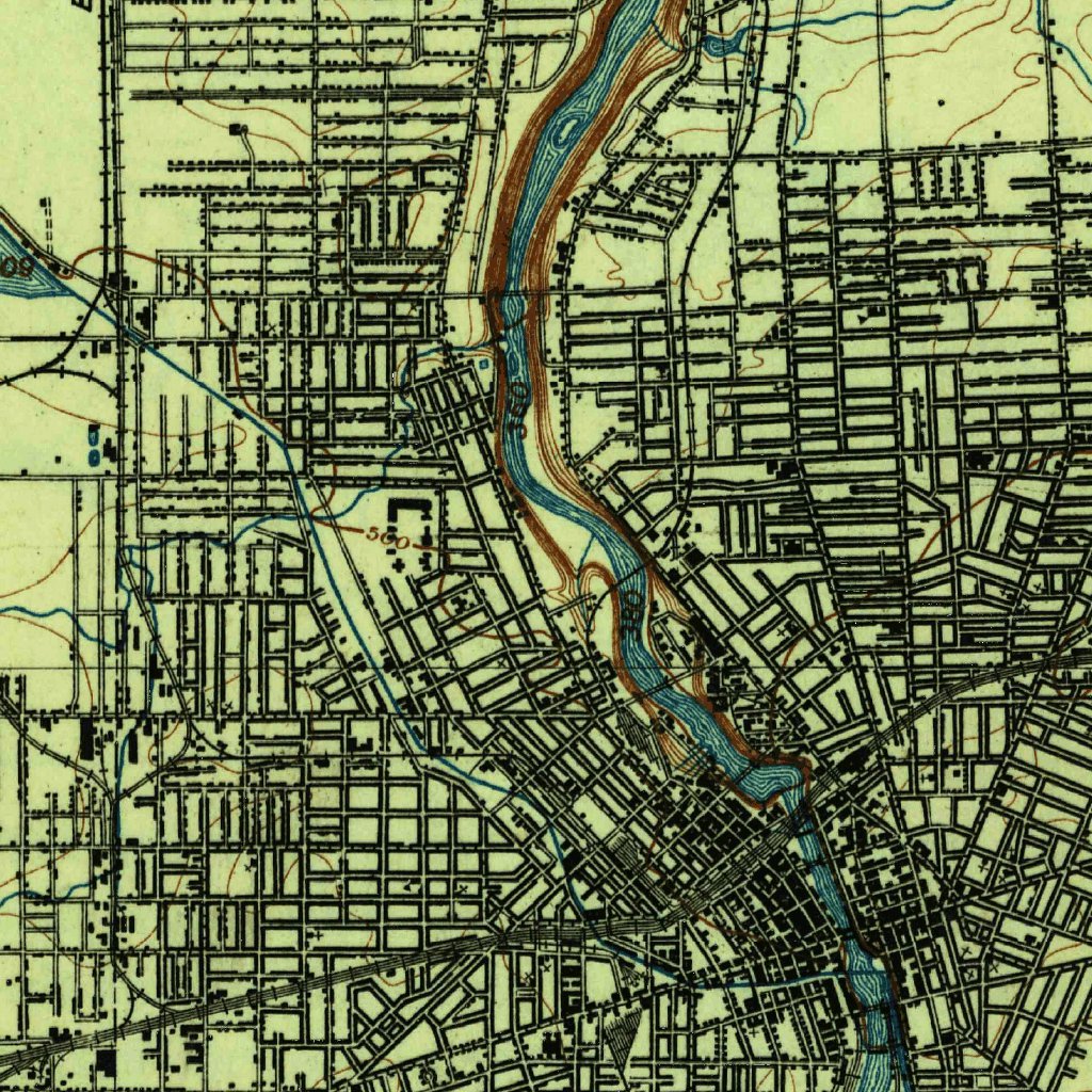 Rochester, NY (1920, 62500-Scale) Map by United States Geological ...