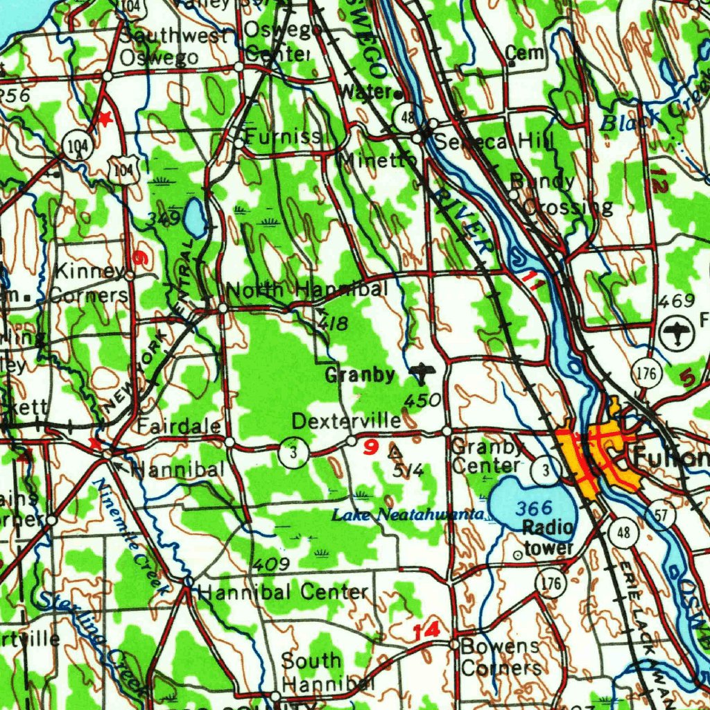Rochester, NY (1965, 250000-Scale) Map by United States Geological ...