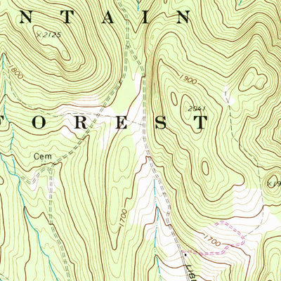 United States Geological Survey Rochester, VT (1970, 24000-Scale) digital map