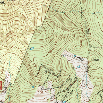 United States Geological Survey Rochester, VT (1997, 24000-Scale) digital map