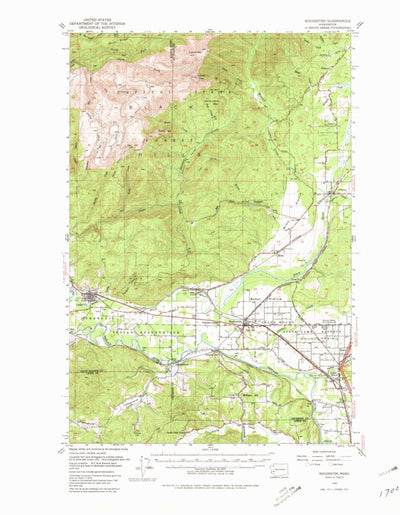 United States Geological Survey Rochester, WA (1953, 62500-Scale) digital map