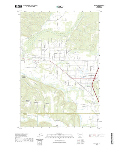 United States Geological Survey Rochester, WA (2020, 24000-Scale) digital map