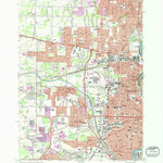 United States Geological Survey Rochester West, NY (1971, 24000-Scale) digital map