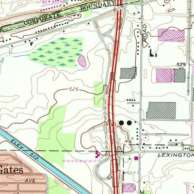 United States Geological Survey Rochester West, NY (1971, 24000-Scale) digital map