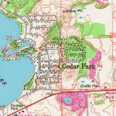 United States Geological Survey Rochester, WI (1960, 24000-Scale) digital map