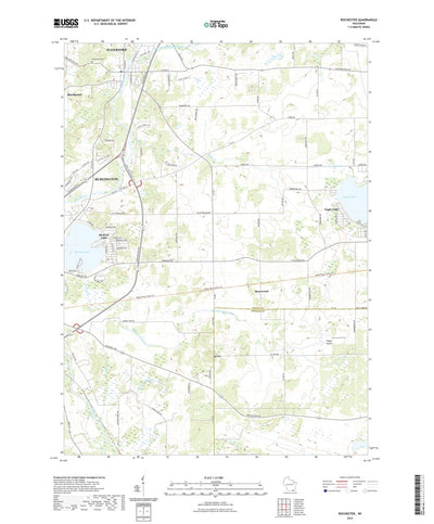 United States Geological Survey Rochester, WI (2022, 24000-Scale) digital map