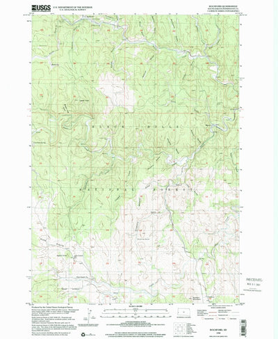 United States Geological Survey Rochford, SD (1998, 24000-Scale) digital map