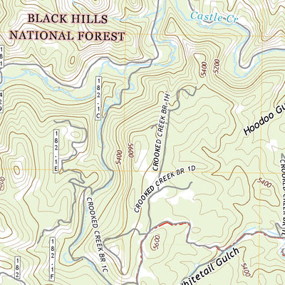 United States Geological Survey Rochford, SD (2021, 24000-Scale) digital map