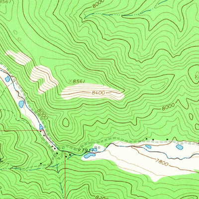 United States Geological Survey Rociada, NM (1965, 24000-Scale) digital map