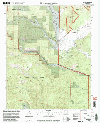 United States Geological Survey Rociada, NM (2002, 24000-Scale) digital map