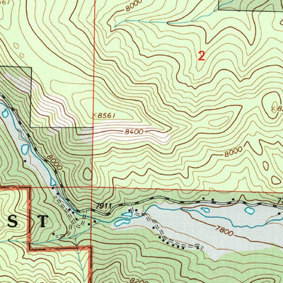 United States Geological Survey Rociada, NM (2002, 24000-Scale) digital map