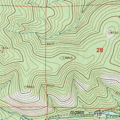 United States Geological Survey Rociada, NM (2002, 24000-Scale) digital map