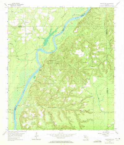 United States Geological Survey Rock Bluff, FL (1955, 24000-Scale) digital map