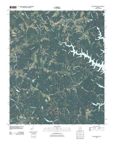 United States Geological Survey Rock Branch, GA (2011, 24000-Scale) digital map