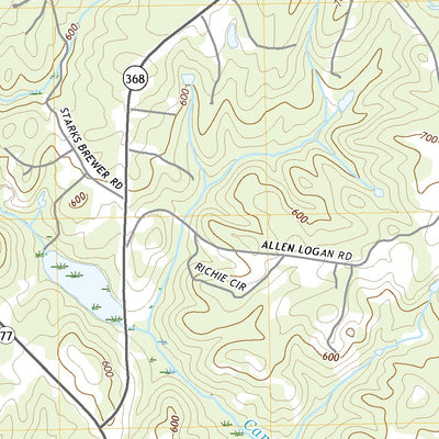 United States Geological Survey Rock Branch, GA (2020, 24000-Scale) digital map