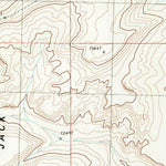 United States Geological Survey Rock Cabin Spring, WY (1986, 24000-Scale) digital map