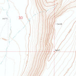 United States Geological Survey Rock Camp Draw, OR (1971, 24000-Scale) digital map