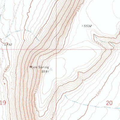 United States Geological Survey Rock Camp Draw, OR (1971, 24000-Scale) digital map