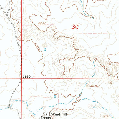 United States Geological Survey Rock Camp, TX-NM (1968, 24000-Scale) digital map