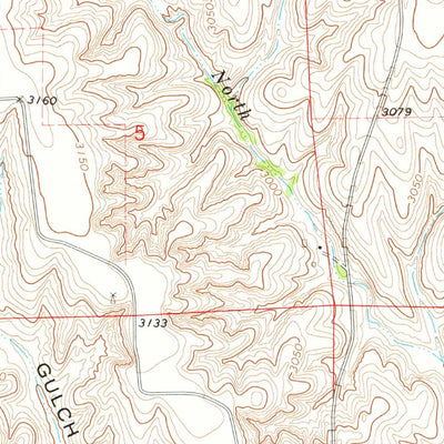 United States Geological Survey Rock Canyon, NE (1973, 24000-Scale) digital map