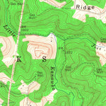 United States Geological Survey Rock Cave, WV (1966, 24000-Scale) digital map