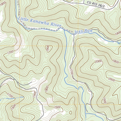 United States Geological Survey Rock Cave, WV (2023, 24000-Scale) digital map