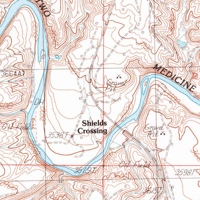 United States Geological Survey Rock City, MT (1985, 24000-Scale) digital map
