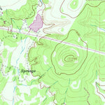 United States Geological Survey Rock Cliff Reservoir, TX (1964, 24000-Scale) digital map