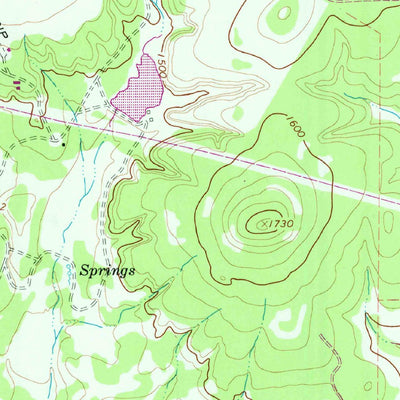United States Geological Survey Rock Cliff Reservoir, TX (1964, 24000-Scale) digital map