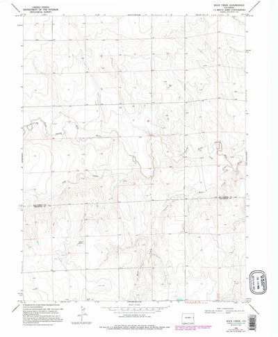 United States Geological Survey Rock Creek, CO (1969, 24000-Scale) digital map