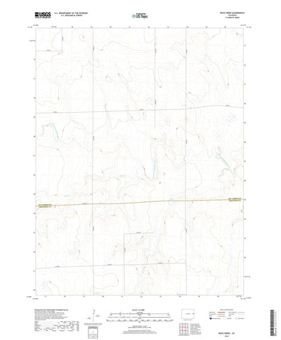 United States Geological Survey Rock Creek, CO (2019, 24000-Scale) digital map
