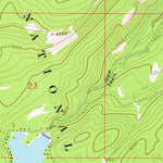 United States Geological Survey Rock Creek Lake, MT (1967, 24000-Scale) digital map