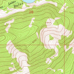 United States Geological Survey Rock Creek Lake, MT (1967, 24000-Scale) digital map