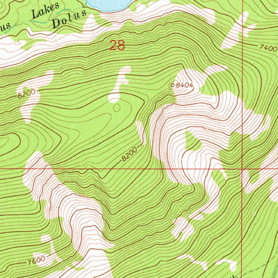United States Geological Survey Rock Creek Lake, MT (1967, 24000-Scale) digital map