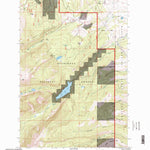 United States Geological Survey Rock Creek Lake, MT (1996, 24000-Scale) digital map