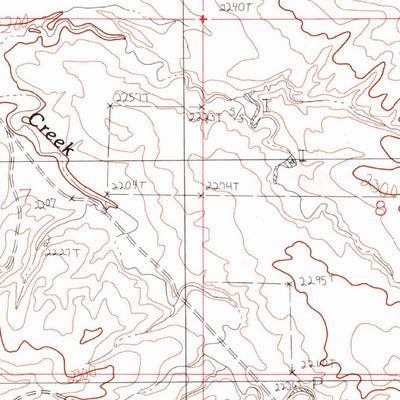 United States Geological Survey Rock Creek, MT (1983, 24000-Scale) digital map