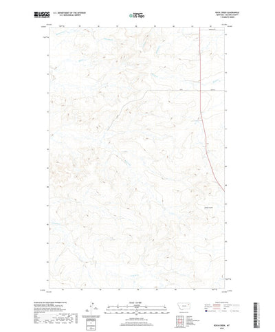 United States Geological Survey Rock Creek, MT (2020, 24000-Scale) digital map