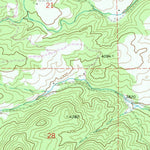 United States Geological Survey Rock Creek, OR (1972, 24000-Scale) digital map