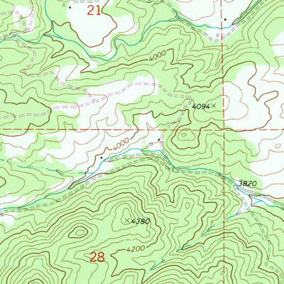 United States Geological Survey Rock Creek, OR (1972, 24000-Scale) digital map