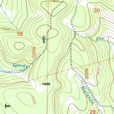 United States Geological Survey Rock Creek Park, CO (2001, 24000-Scale) digital map