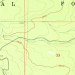 United States Geological Survey Rock Creek Reservoir, OR (1962, 24000-Scale) digital map
